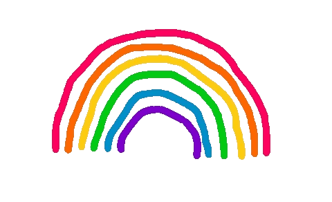 rainbow doodle