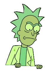 rick and morty rick sanchez annoyed doodle