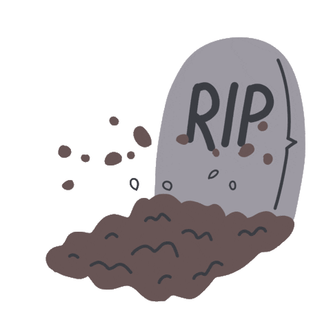 rip gravestone spooky halloween doodle
