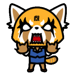 sanrio aggretsuko rock on doodle