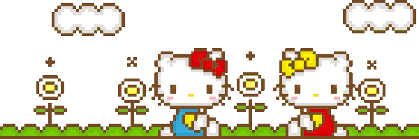 sanrio hello kitty mimmy pixel doodle