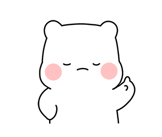 sassy kawaii bear not today doodle