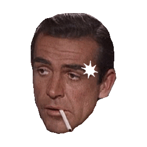 sean connery james bond 007 doodle