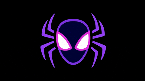 spider man miles morales purple doodle