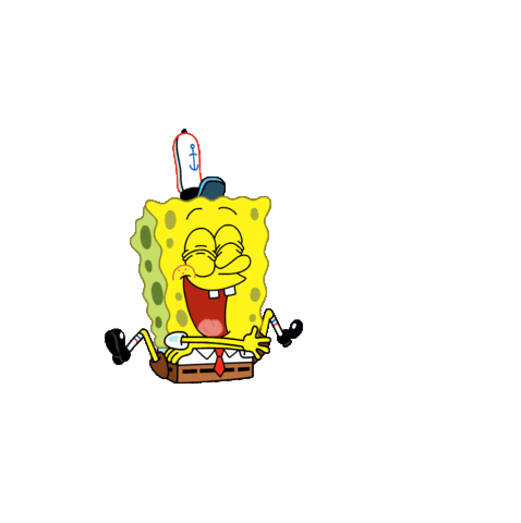 spongebob laughing doodle