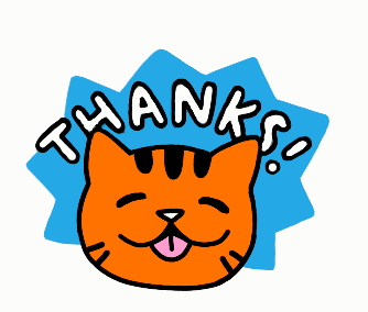 thanks cat doodle