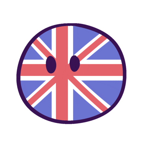 united kingdom countryball doodle