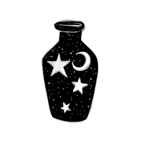witchy potion bottle doodle