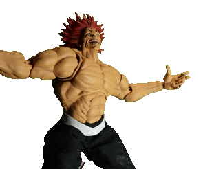yujiro hanma baki dou muscular action doodle