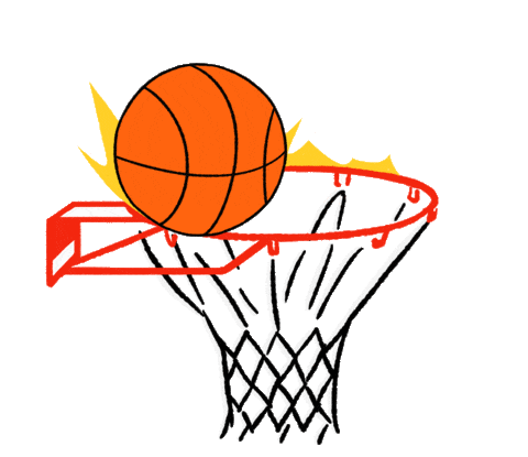 basketball hoop doodle
