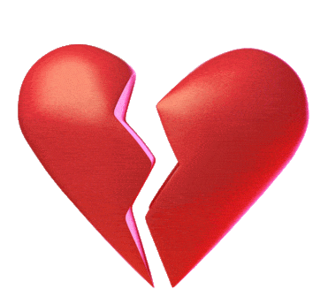 broken heart emoji doodle