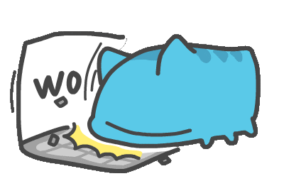 bugcat capoo breaking laptop doodle