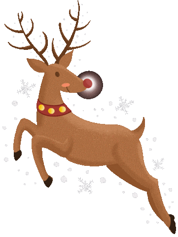 christmas reindeer doodle