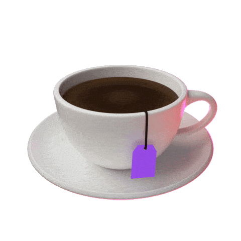 Cup with Tea Emoji Doodle - Custom Doodle for Google