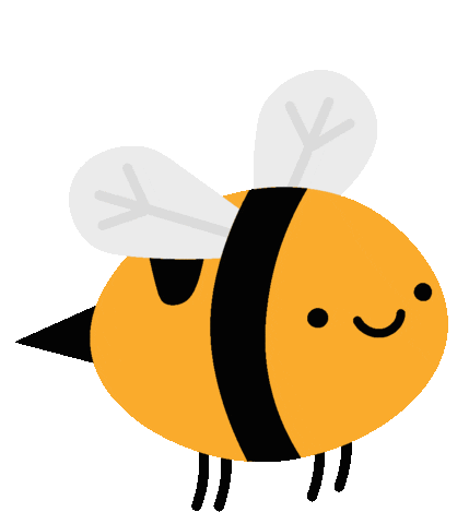cute bee doodle