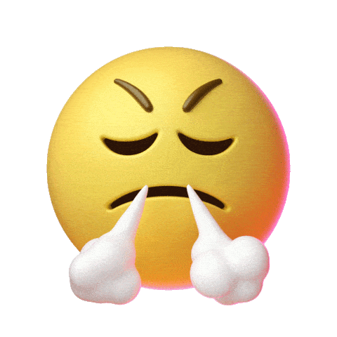 frustrated emoji doodle