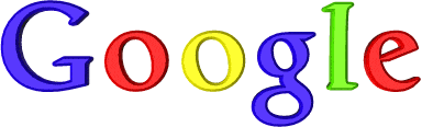 google retro 3d logo doodle