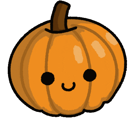 halloween cute pumpkin doodle
