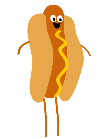 hot dog dancing doodle