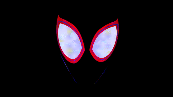 into the spider verse miles head glitch doodle