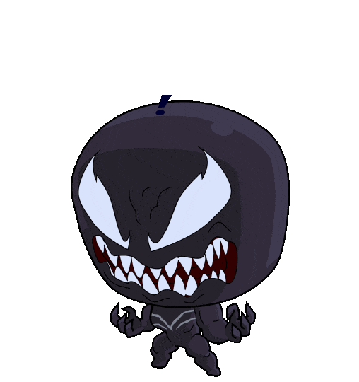 marvel angry venom doodle