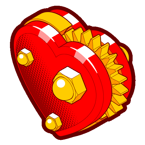 mechanic heart doodle