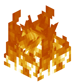 minecraft fire doodle