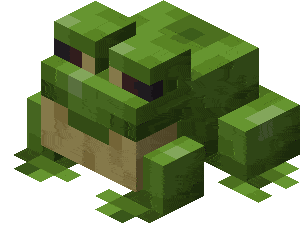 minecraft green frog doodle