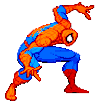 mvс spider man sneaking pixel doodle