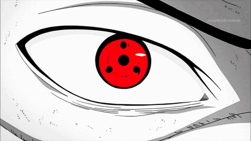 naruto red rinnegan eye doodle