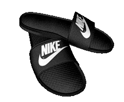 nike black slippers spin doodle