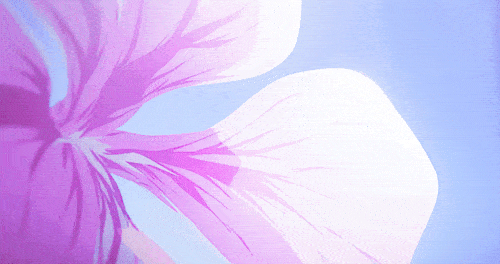 pink flower anime aesthetic doodle
