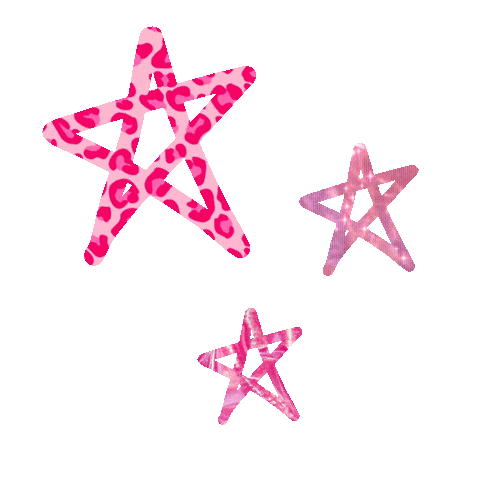 pinks stars doodle