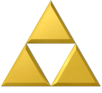 legend of zelda triforce symbol doodle
