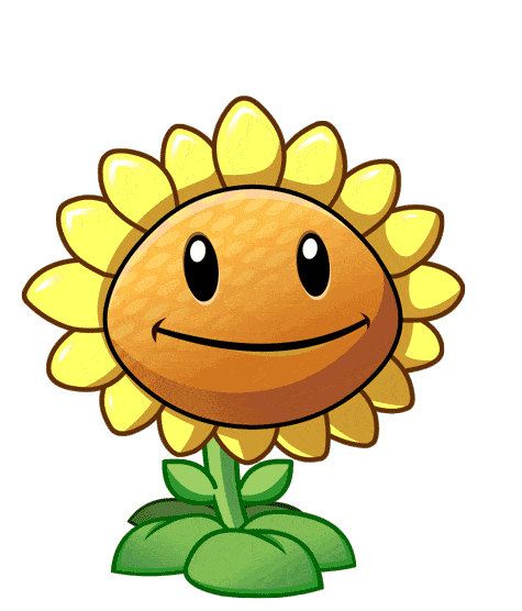 pvz sunflower generating sun doodle