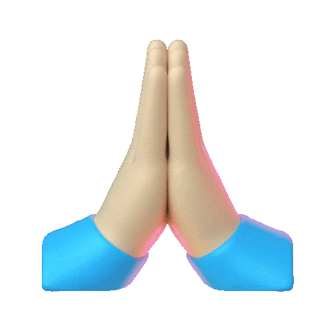 praying hands emoji doodle