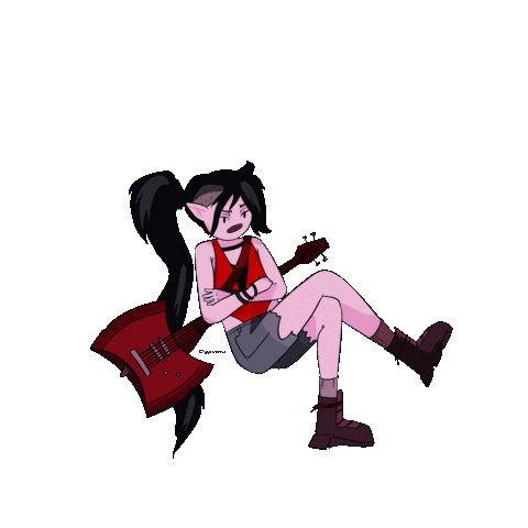 marceline axe bass adventure time doodle
