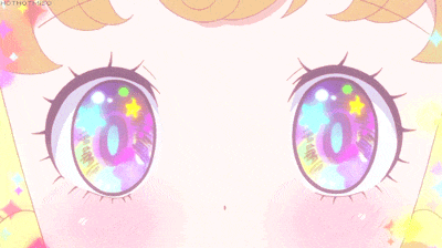 starry eyed anime aesthetic doodle