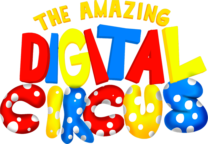 the amazing digital circus logo doodle