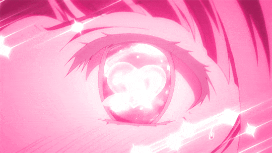 Waifu Love Eye Pink Anime Aesthetic Doodle - Custom Doodle for Google