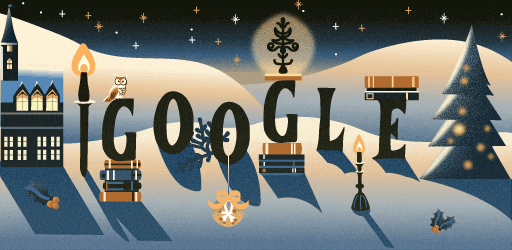 winter google doodle
