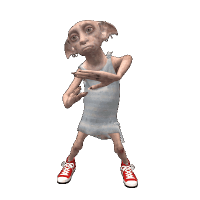 dobby dancing red sneakers meme doodle