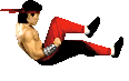 mortal kombat liu kang flying kick doodle