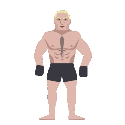 brock lesnar wwe pixel art doodle